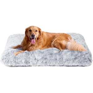 EHEYCIGA Calming Dog Bed for Small Dogs, Donut Dog Bed for Anxiety, Fluffy Dog Beds Washable, Round Dog Bed with Non-Slip Bottom
